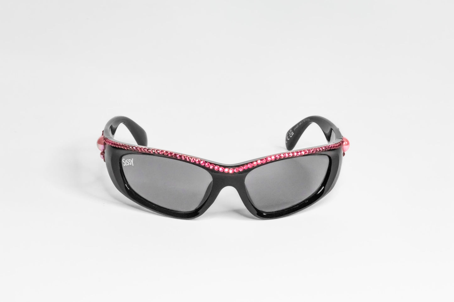 Pink Flowers - Black